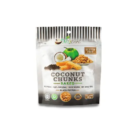 Delicoco Coconut Chunks - Black Pepper (36 x 60g)